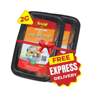 Gher Masala Hard Crabs .Free Express delivery on 2G Pack. Ready to Cook