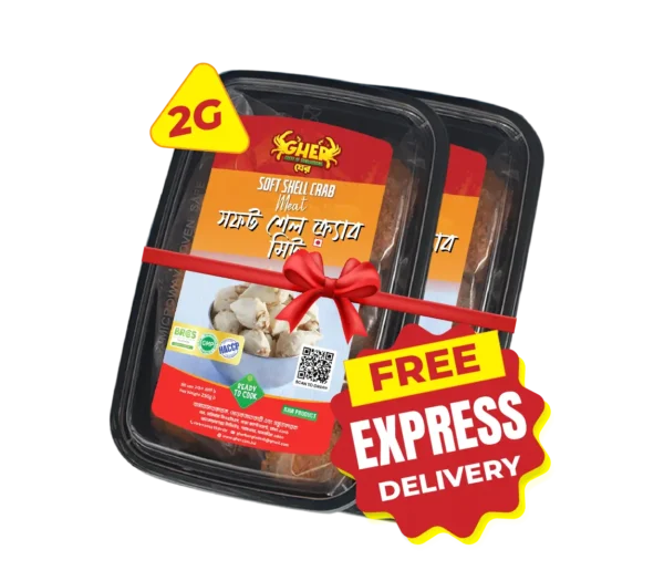 Gher Masala Hard Crabs .Free Express delivery on 2G Pack. Ready to Cook