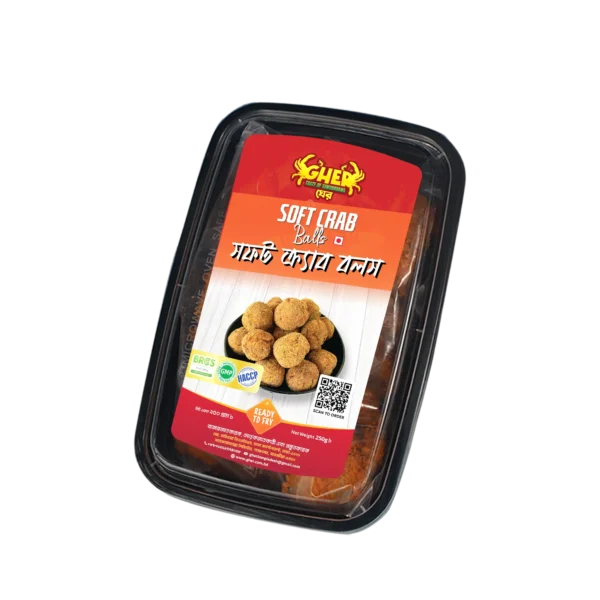 Gher_ Soft Crab Balls. Price : 450 taka . Ready To Fry