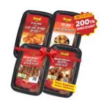 Soft-Shell Tempura Crabs + Soft Crab Balls + Soft-Shell Masala Crabs + Masala Crab Balls = Combo offer .