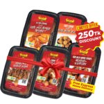 Soft-Shell Tempura Crabs +Soft Crab Balls + Soft-Shell Masala Crabs + Masala Crab Balls + Masala Hard Crabs = 5box combo pack