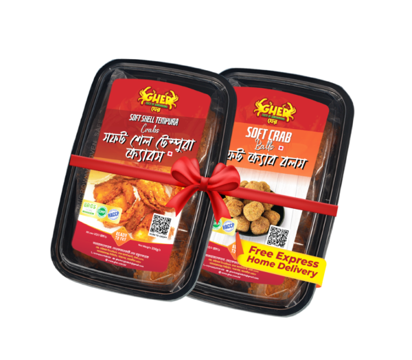 Soft-Shell Tempura Crabs + Soft Crab Balls_2box_Combo Pack
