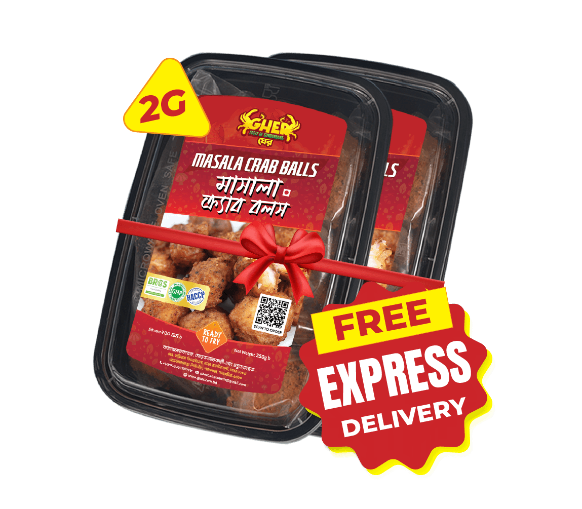 Gher's 2G Masala Crab Balls