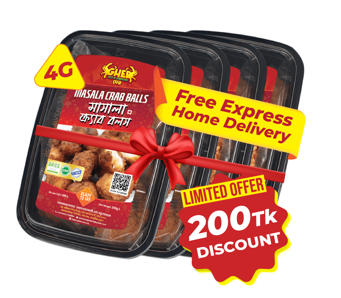 Masala Crabs Balls 4G_4x Gher's 4G Masala Crab Bal