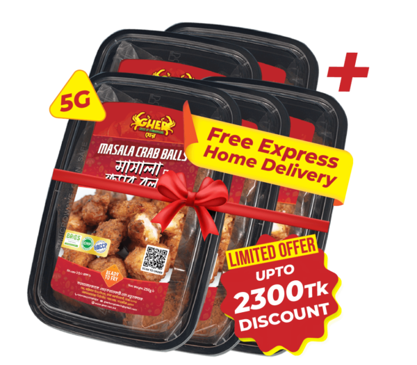Gher's 5G Masala Crab Balls