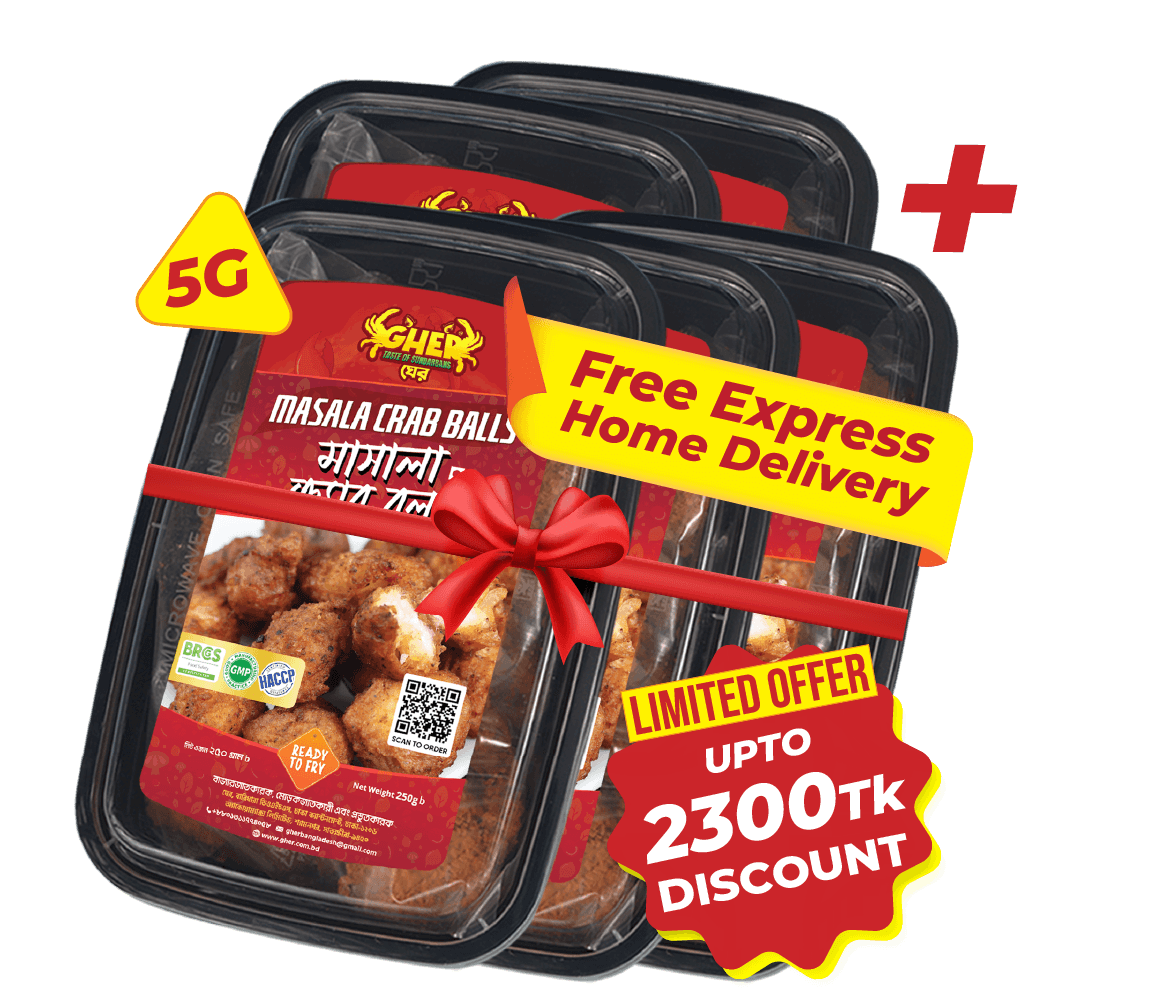 Gher's 5G Masala Crab Balls