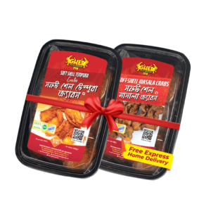 Soft-Shell Tempura Crabs + Soft-Shell Masala Crabs = 2box combo pack