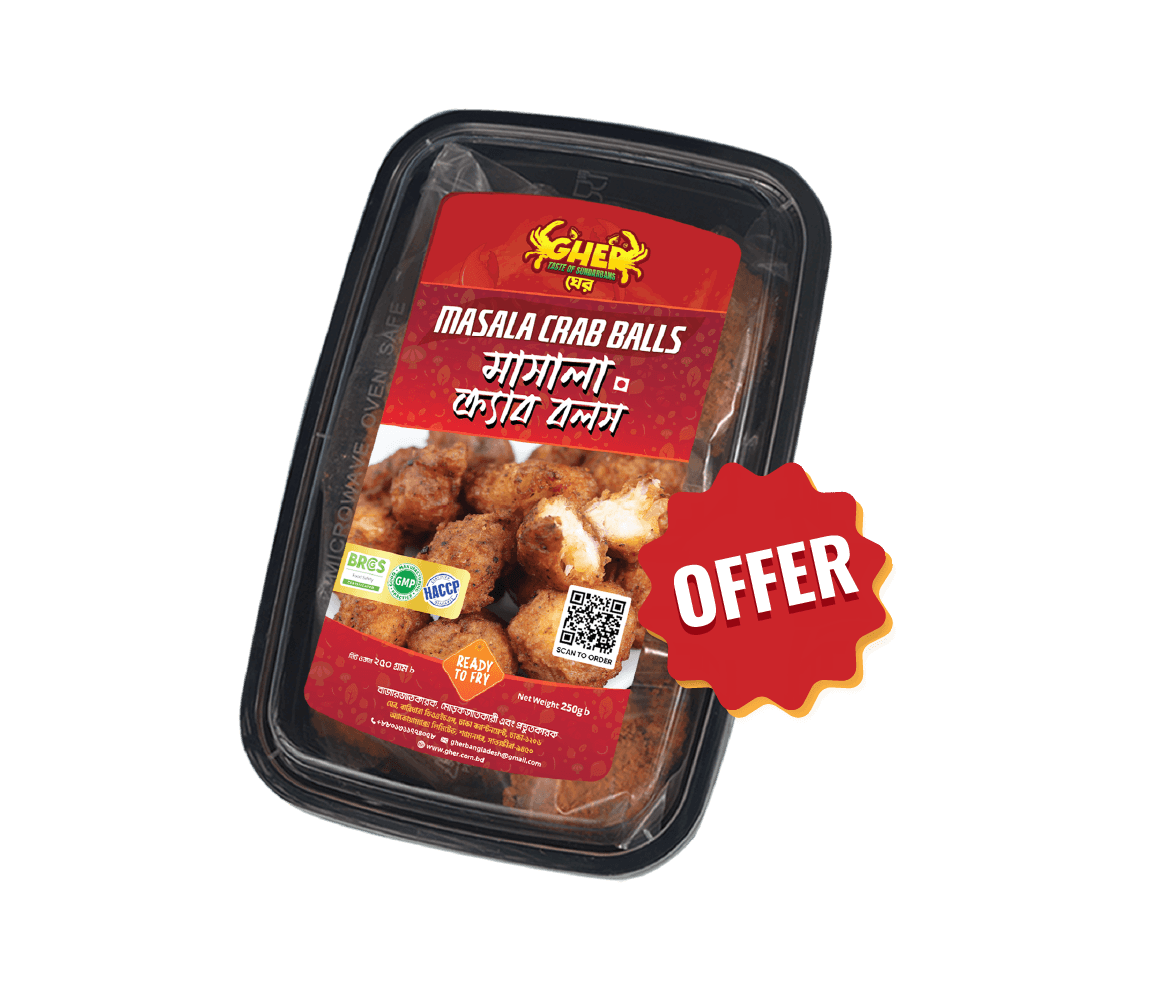 Gher's Masala Crab Balls offer
