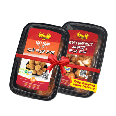 Soft Crab Balls + Masala Crab Balls= 2box combo pack