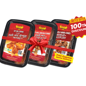 Masala Crab Balls+Soft-Shell Masala Crabs + Masala Hard Crabs=3box combo