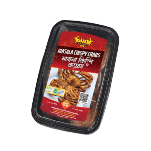 Gher masala crispy crabs 250gm sundarban mud crab ready to fry