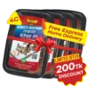 Gher Headless Tiger Prawn 4 box combo offer with ৳200 discount and free express home delivery in Bangladesh.